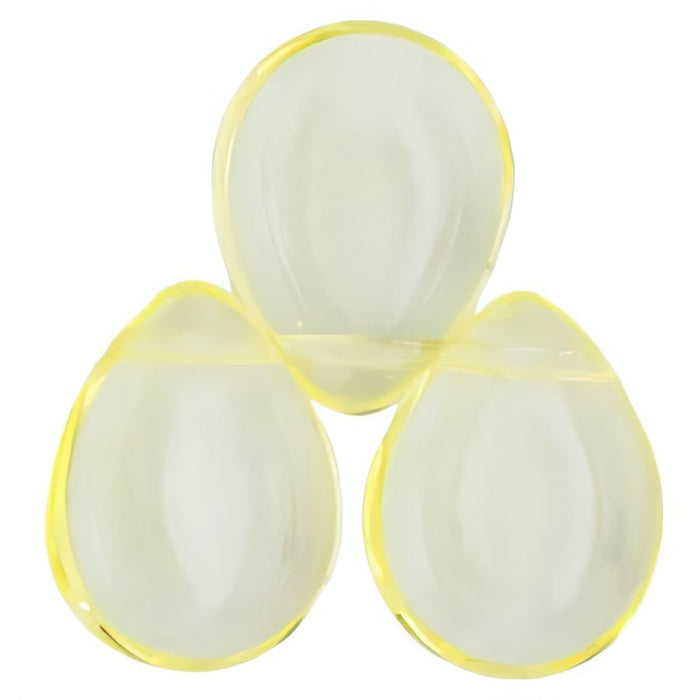 Czech Pear Shaped Drops 16 x 12mm Jonquil (25pcs)