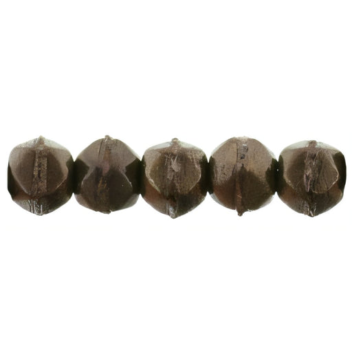 Czech English Cut Round 3mm Dk Bronze (50pcs)