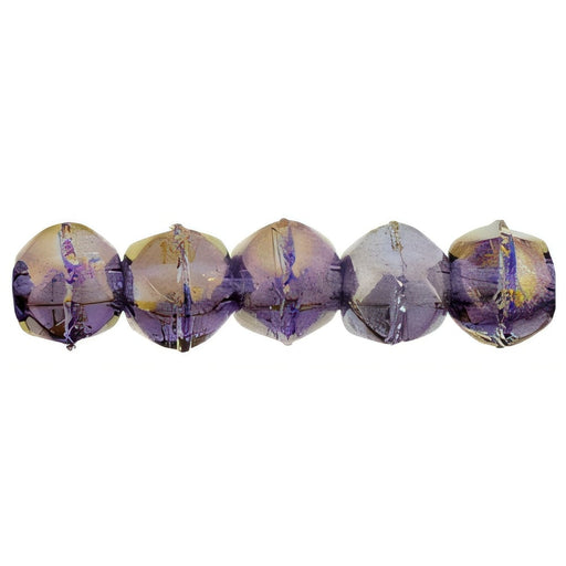 Czech English Cut Round 3mm Luster Iris - Tanzanite (50pcs)