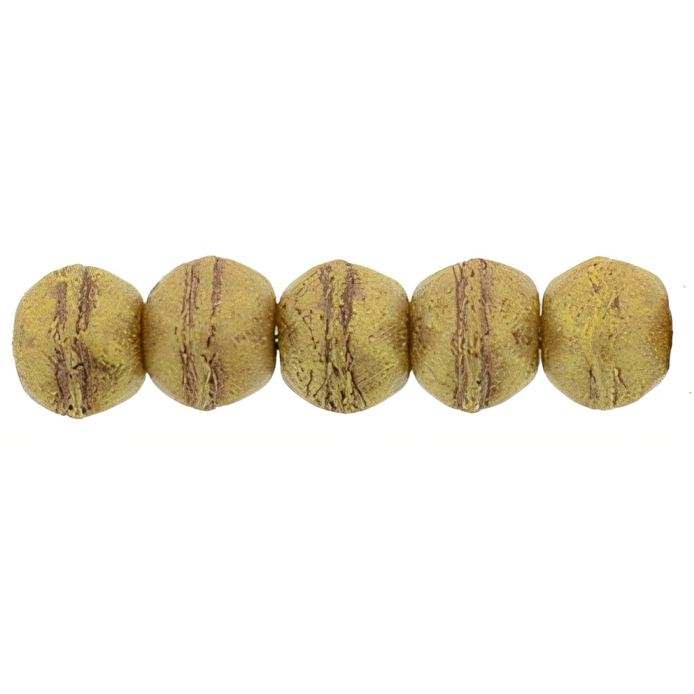 Czech English Cut Round 3mm Pacifica - Macadamia (50pcs)