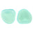 Czech Rose Petals 14 x 13mm Milky Peridot (25pcs)
