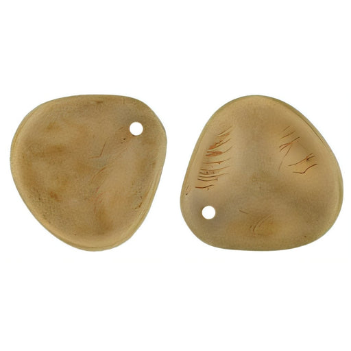 Czech Rose Petals 14 x 13mm Halo Ethereal - Myrrh (25pcs)