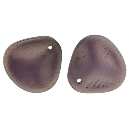 Czech Rose Petals 14 x 13mm Halo Ethereal - Regal (25pcs)