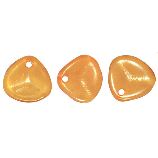 Czech Rose Petals 8 x 7mm Halo - Sandalwood (50pcs)