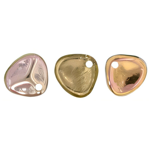 Czech Rose Petals 8 x 7mm Apollo - Peridot (50pcs)