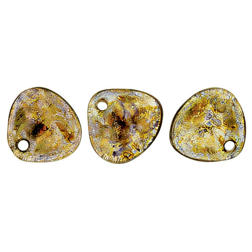 Czech Rose Petals 8 x 7mm Rosaline - Bronze Picasso (50pcs)