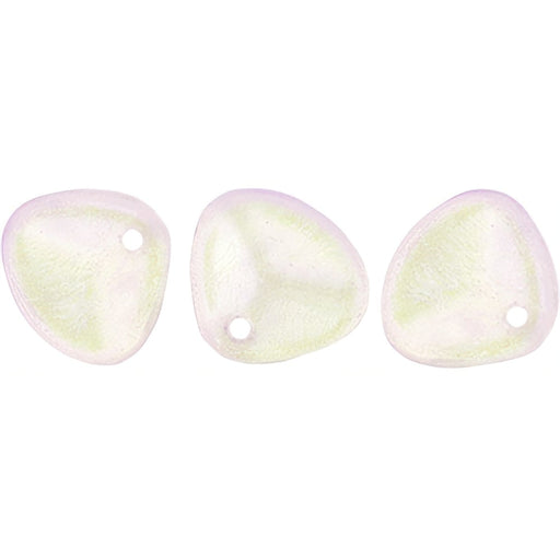 Czech Rose Petals 8 x 7mm Opalescent Crystal (50pcs)