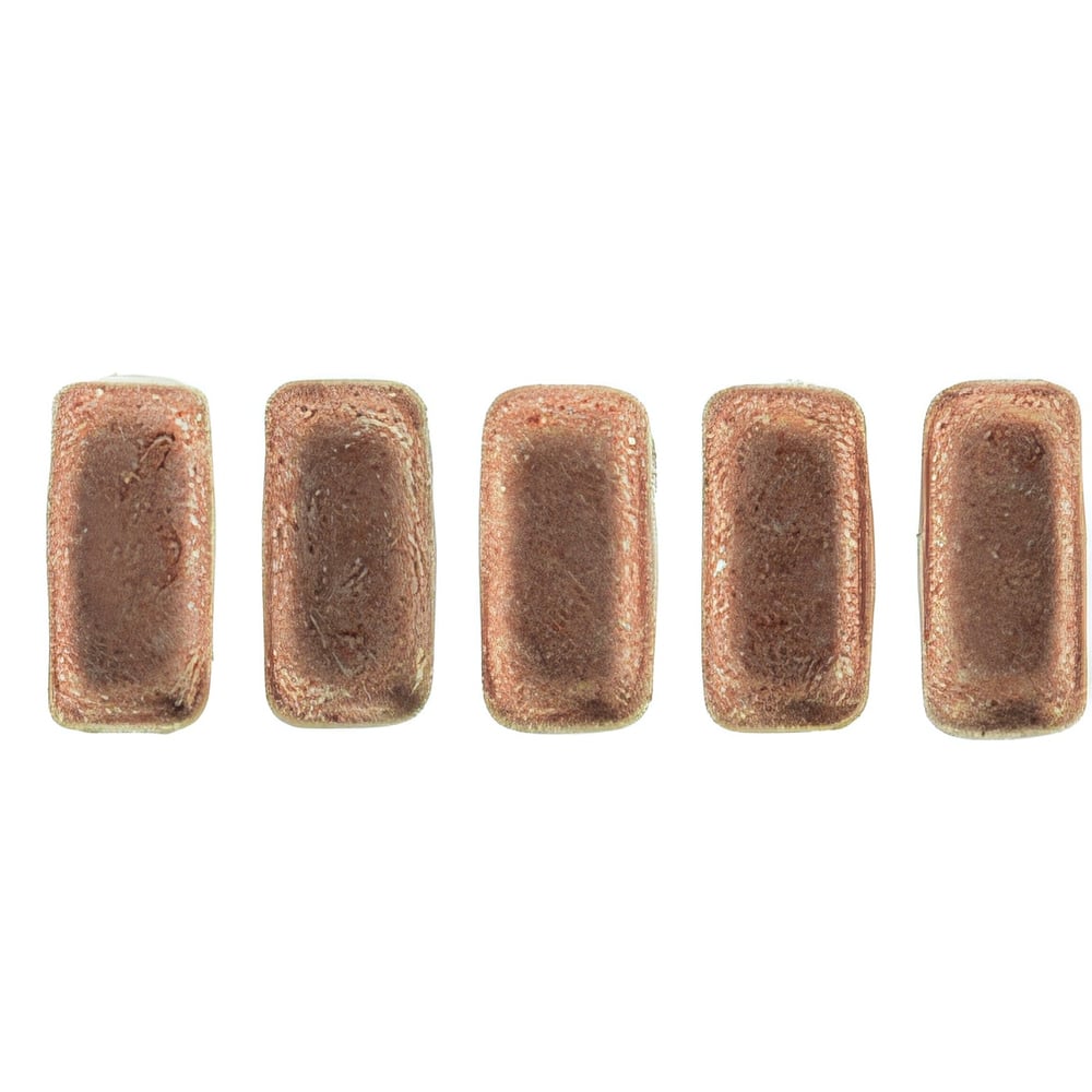 Czech CzechMates Bricks 6 x 3mm ColorTrends: Saturated Metallic Butterum (50pcs)