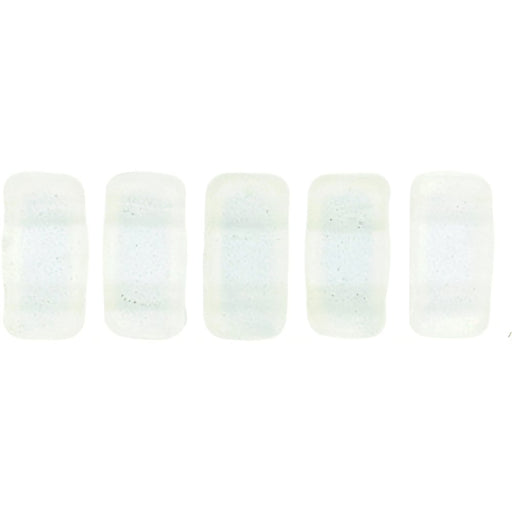 Czech CzechMates Bricks 6 x 3mm Sueded Gold Crystal (50pcs)