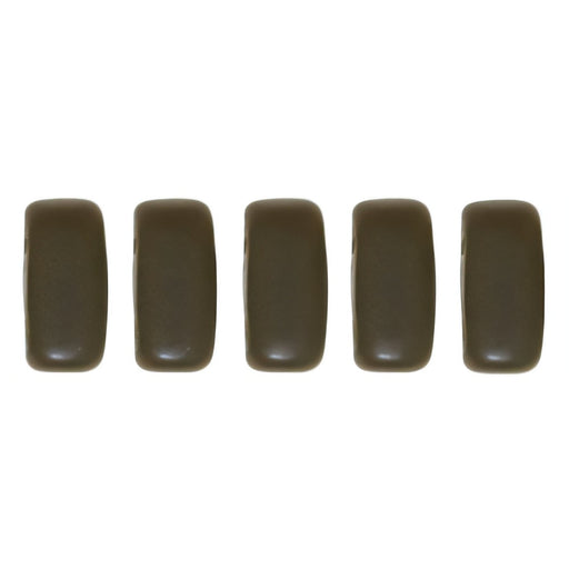 Czech CzechMates Bricks 6 x 3mm Matte - Chocolate Brown (50pcs)