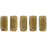 Czech CzechMates Bricks 6 x 3mm Sueded Gold Umber (50pcs)