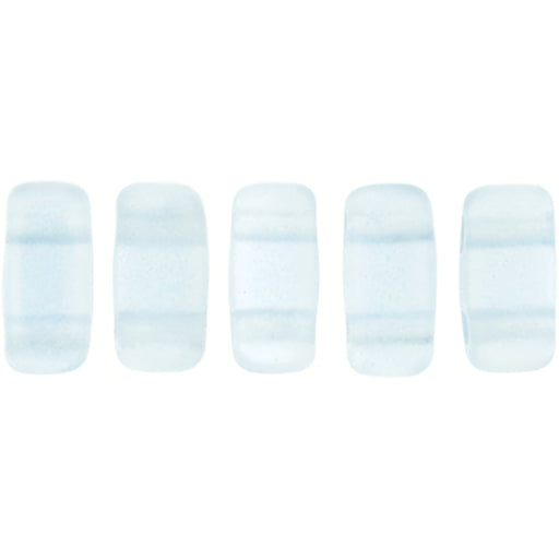 Czech CzechMates Bricks 6 x 3mm Sueded Gold Sapphire (50pcs)