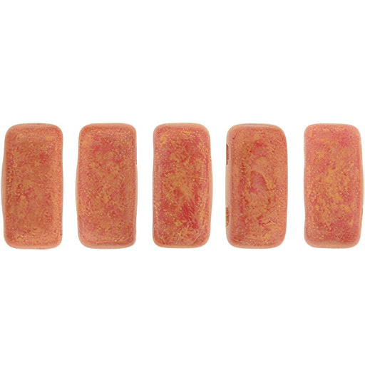 Czech CzechMates Bricks 6 x 3mm Pacifica - Strawberry (50pcs)