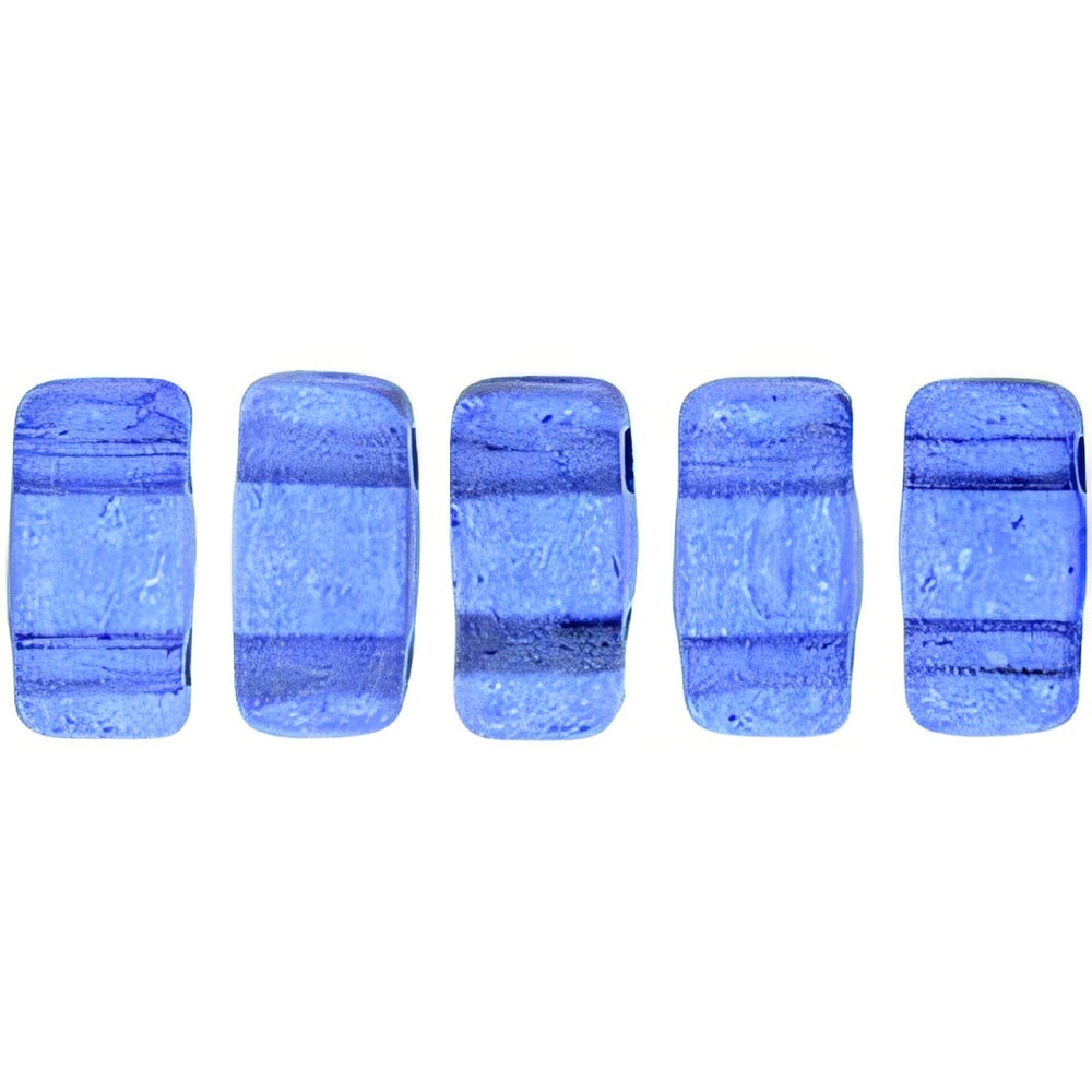 Czech CzechMates Bricks 6 x 3mm ColorTrends: Transparent Riverside (50pcs)