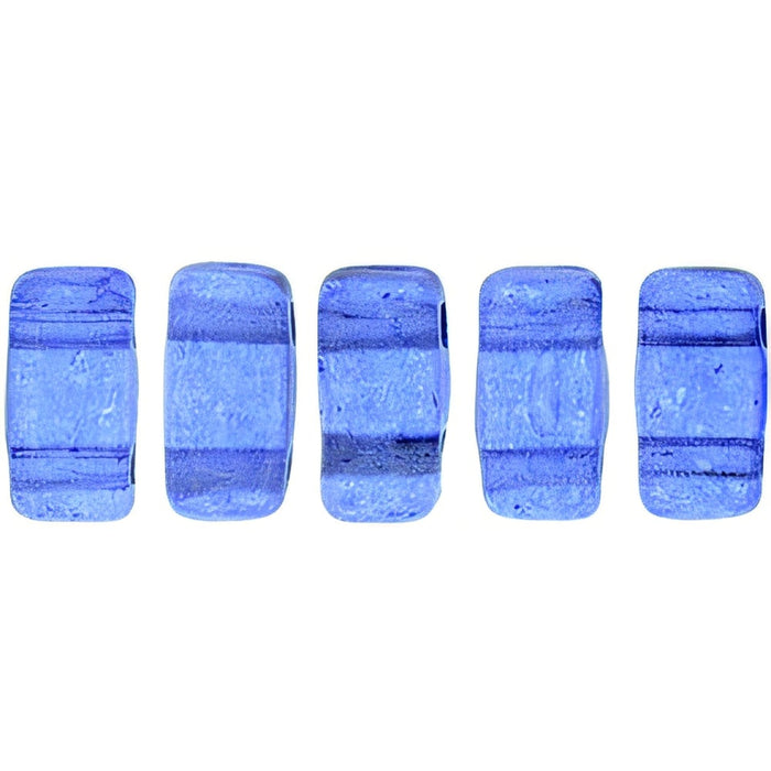 Czech CzechMates Bricks 6 x 3mm ColorTrends: Transparent Riverside (50pcs)