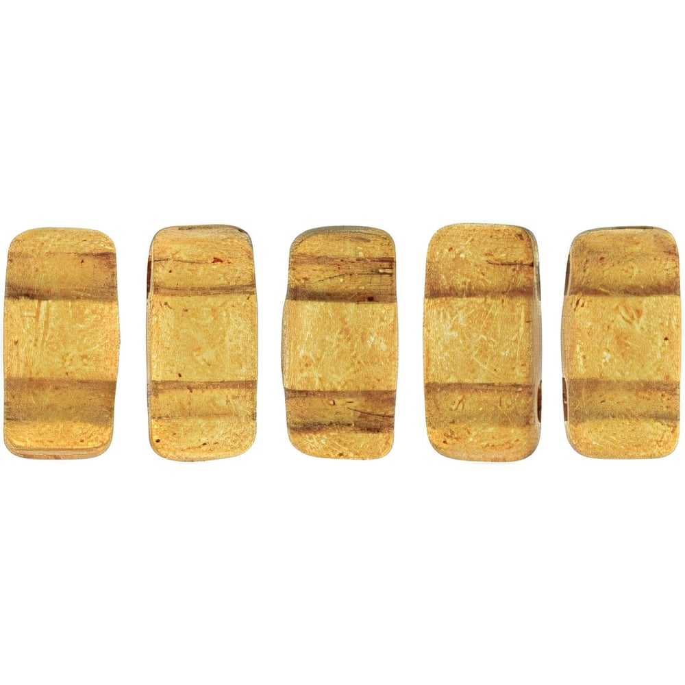 Czech CzechMates Bricks 6 x 3mm ColorTrends: Transparent Potter's Clay (50pcs)