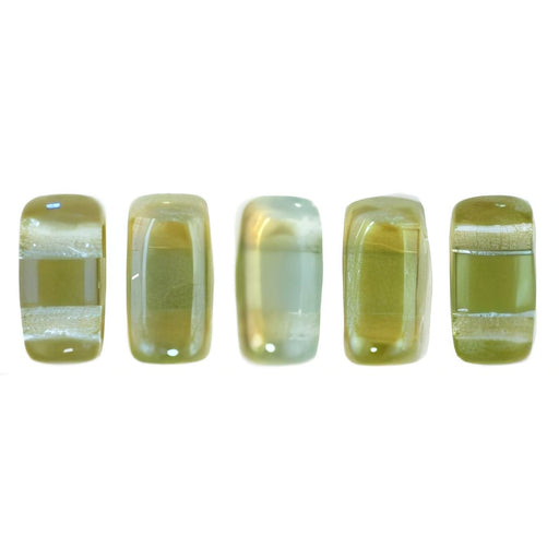 Czech CzechMates Bricks 6 x 3mm Aquamarine - Celsian (50pcs)