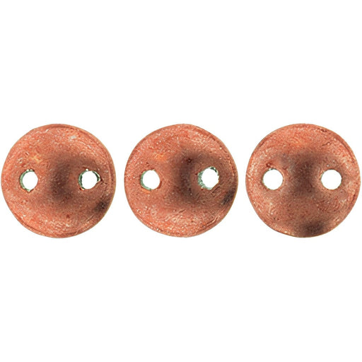 Czech CzechMates Lentil 6mm ColorTrends: Saturated Metallic Grenadine (50pcs)