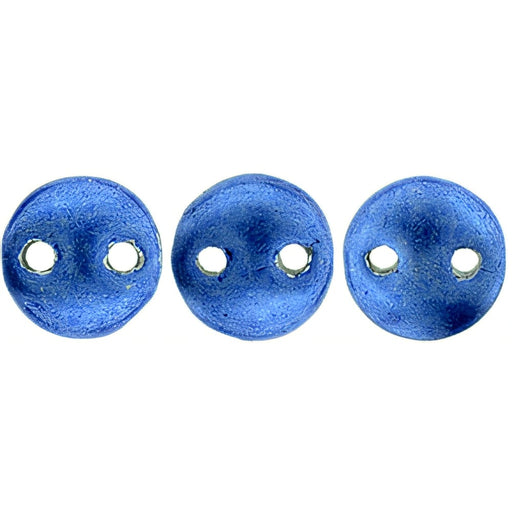 Czech CzechMates Lentil 6mm ColorTrends: Saturated Metallic Navy Peony (50pcs)