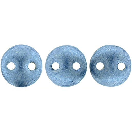 Czech CzechMates Lentil 6mm ColorTrends: Saturated Metallic Neutral Gray (50pcs)