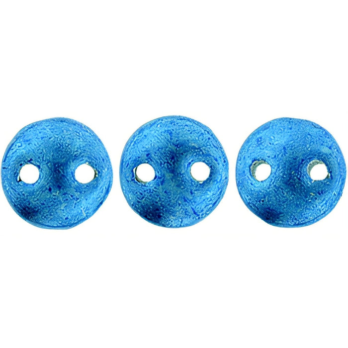 Czech CzechMates Lentil 6mm ColorTrends: Saturated Metallic Marina (50pcs)