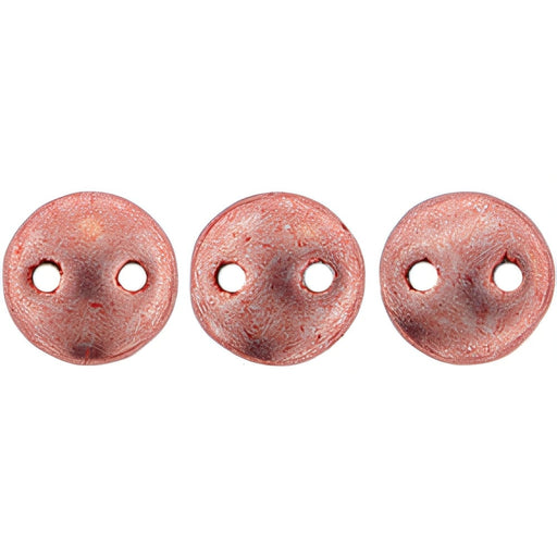 Czech CzechMates Lentil 6mm ColorTrends: Saturated Metallic Blooming Dahlia (50pcs)