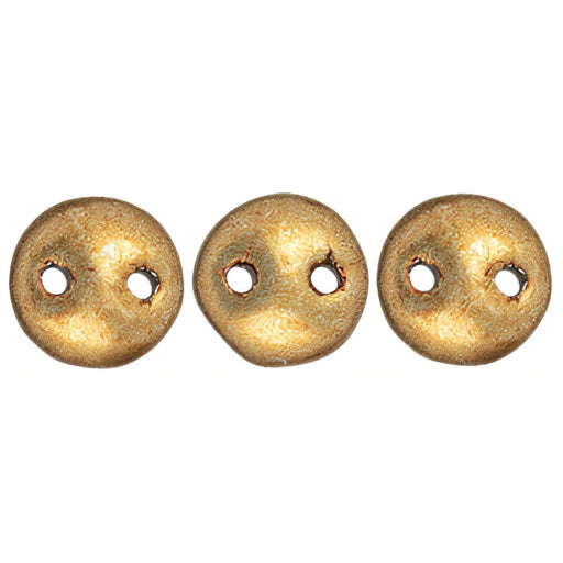 Czech CzechMates Lentil 6mm ColorTrends: Saturated Metallic Ceylon Yellow (50pcs)