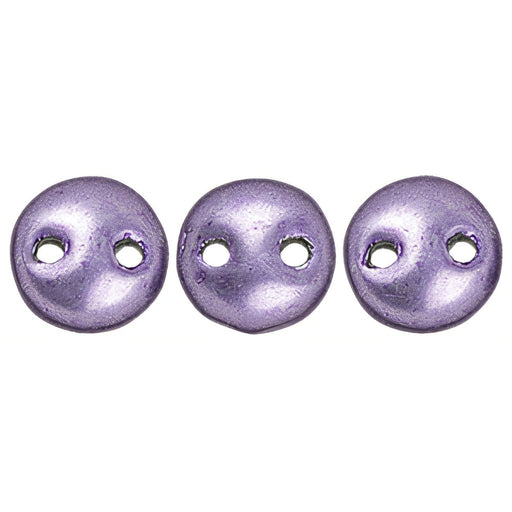 Czech CzechMates Lentil 6mm ColorTrends: Saturated Metallic Crocus Petal (50pcs)