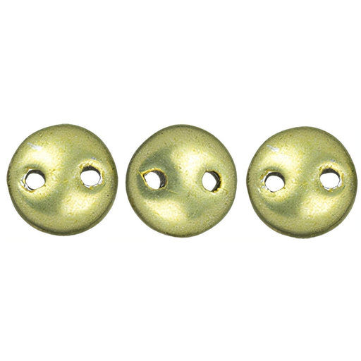 Czech CzechMates Lentil 6mm ColorTrends: Saturated Metallic Limelight (50pcs)