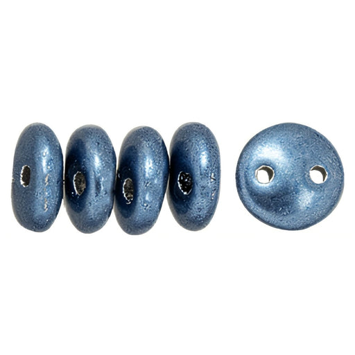 Czech CzechMates Lentil 6mm ColorTrends: Saturated Metallic Bluestone (50pcs)
