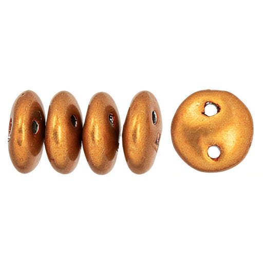 Czech CzechMates Lentil 6mm ColorTrends: Saturated Metallic Hazel (50pcs)