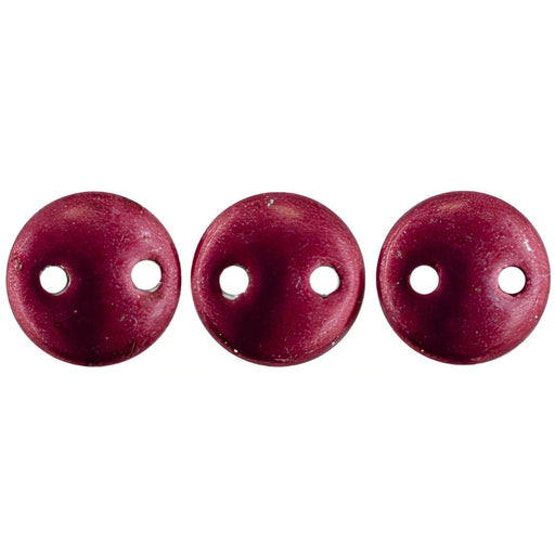 Czech CzechMates Lentil 6mm ColorTrends: Sueded Gold Lily Pad (50pcs)