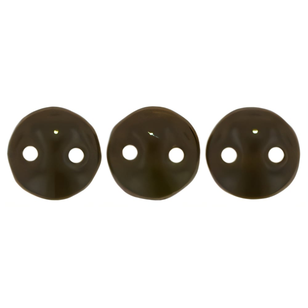 Czech CzechMates Lentil 6mm Chocolate Brown (50pcs)