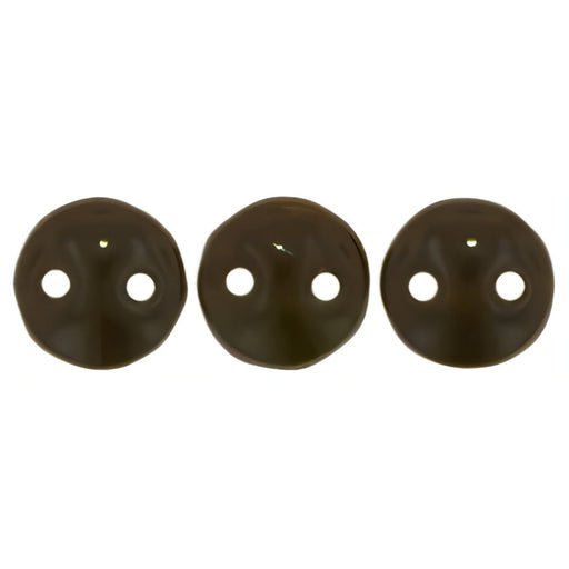 Czech CzechMates Lentil 6mm Chocolate Brown (50pcs)