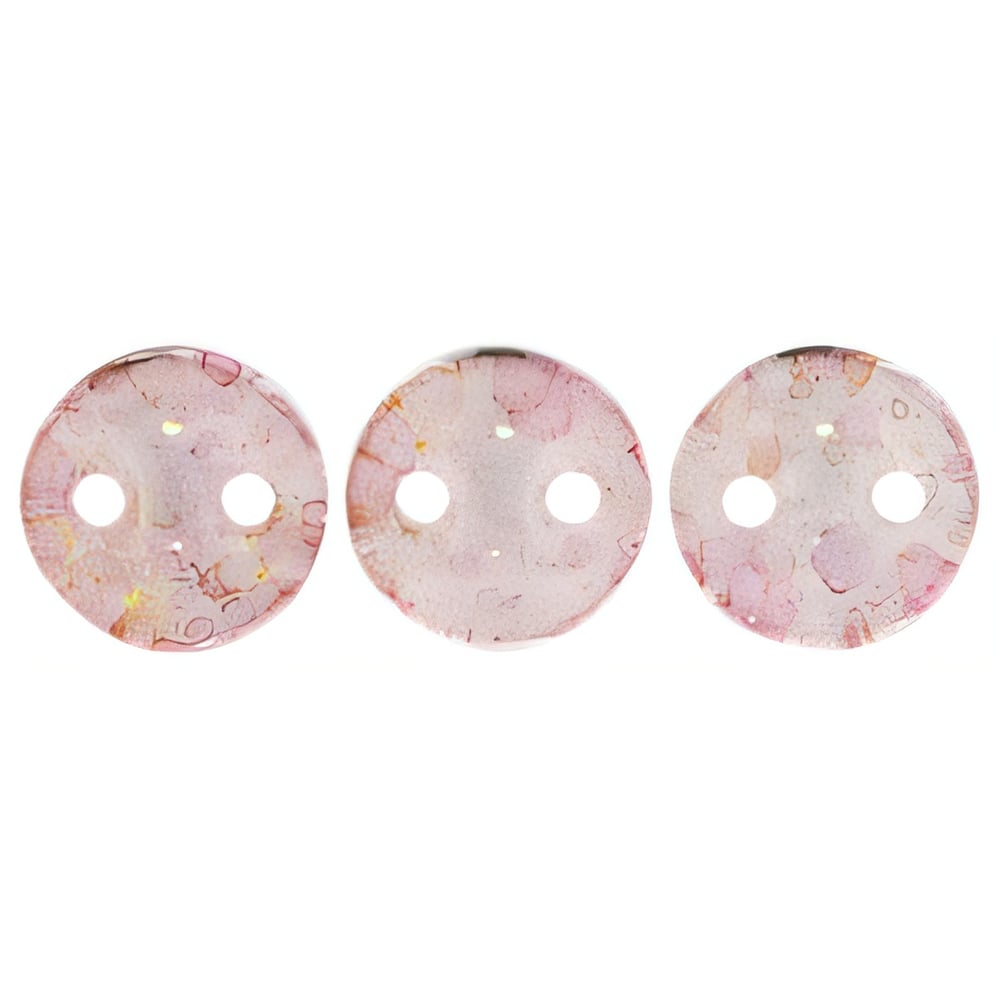 Czech CzechMates Lentil 6mm Luster - Transparent Topaz/Pink (50pcs)