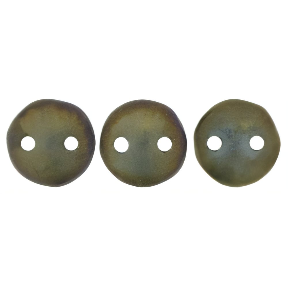 Czech CzechMates Lentil 6mm Matte - Iris - Brown (50pcs)