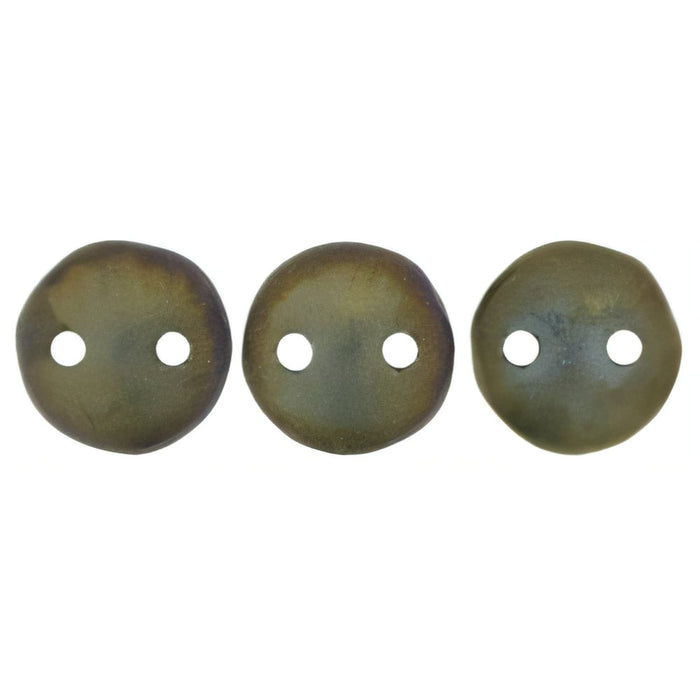 Czech CzechMates Lentil 6mm Matte - Iris - Brown (50pcs)