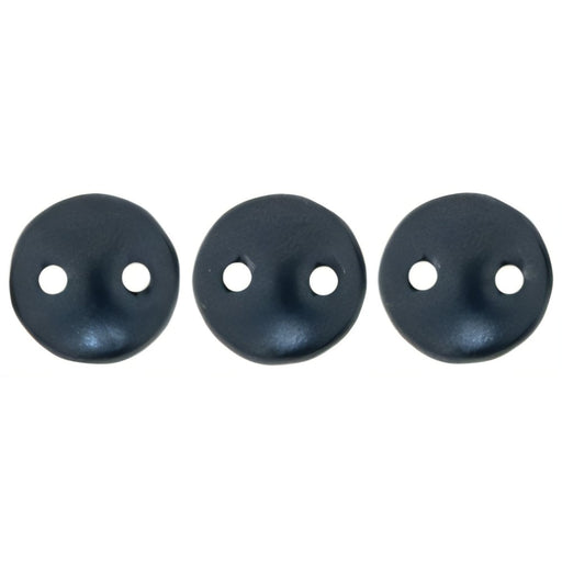 Czech CzechMates Lentil 6mm Pearl Coat - Charcoal (50pcs)