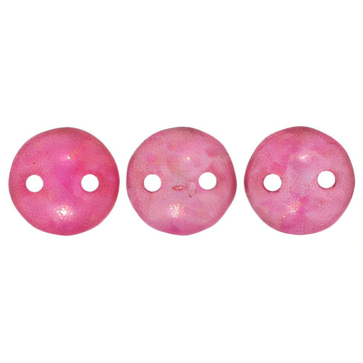 Czech CzechMates Lentil 6mm Halo - Madder Rose (50pcs)