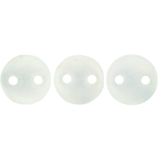 Czech CzechMates Lentil 6mm Sueded Gold Crystal (50pcs)