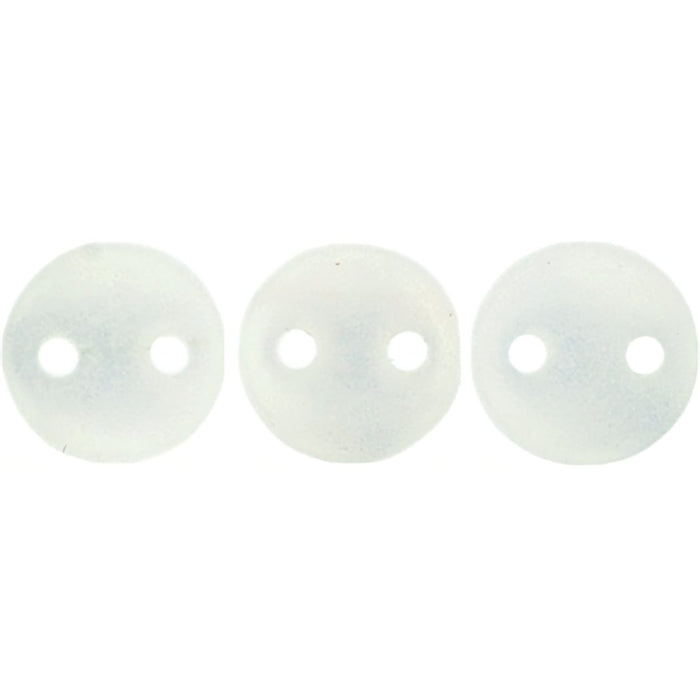 Czech CzechMates Lentil 6mm Sueded Gold Crystal (50pcs)