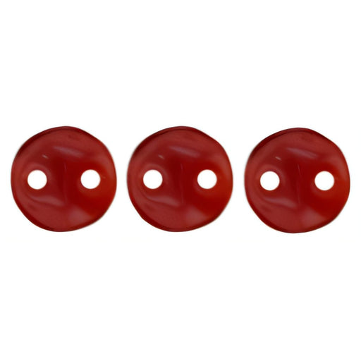 Czech CzechMates Lentil 6mm Siam Ruby (50pcs)