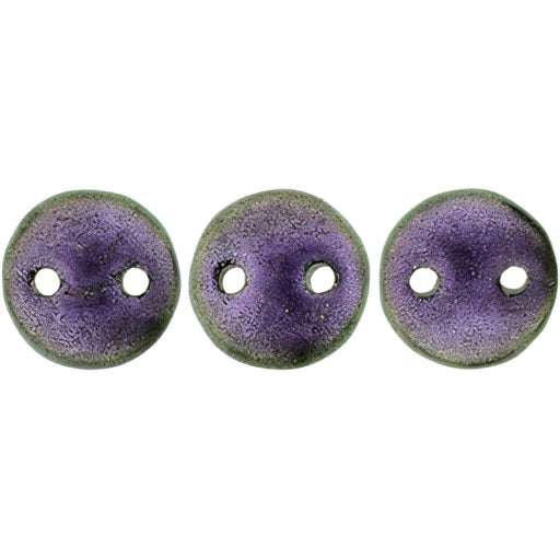 Czech CzechMates Lentil 6mm Polychrome - Black Currant (50pcs)