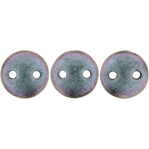 Czech CzechMates Lentil 6mm Polychrome - Orchid Aqua (50pcs)