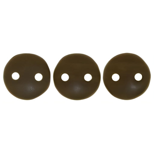 Czech CzechMates Lentil 6mm Matte - Chocolate Brown (50pcs)