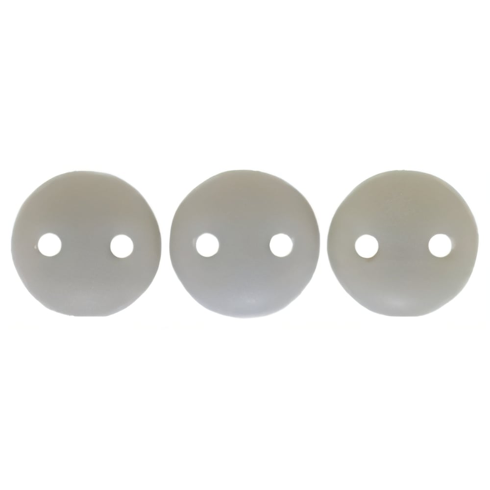 Czech CzechMates Lentil 6mm Matte - Ashen Gray (50pcs)