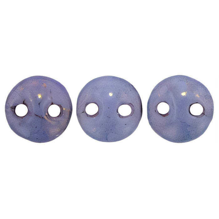 Czech CzechMates Lentil 6mm Milky Alexandrite - Moon Dust (50pcs)