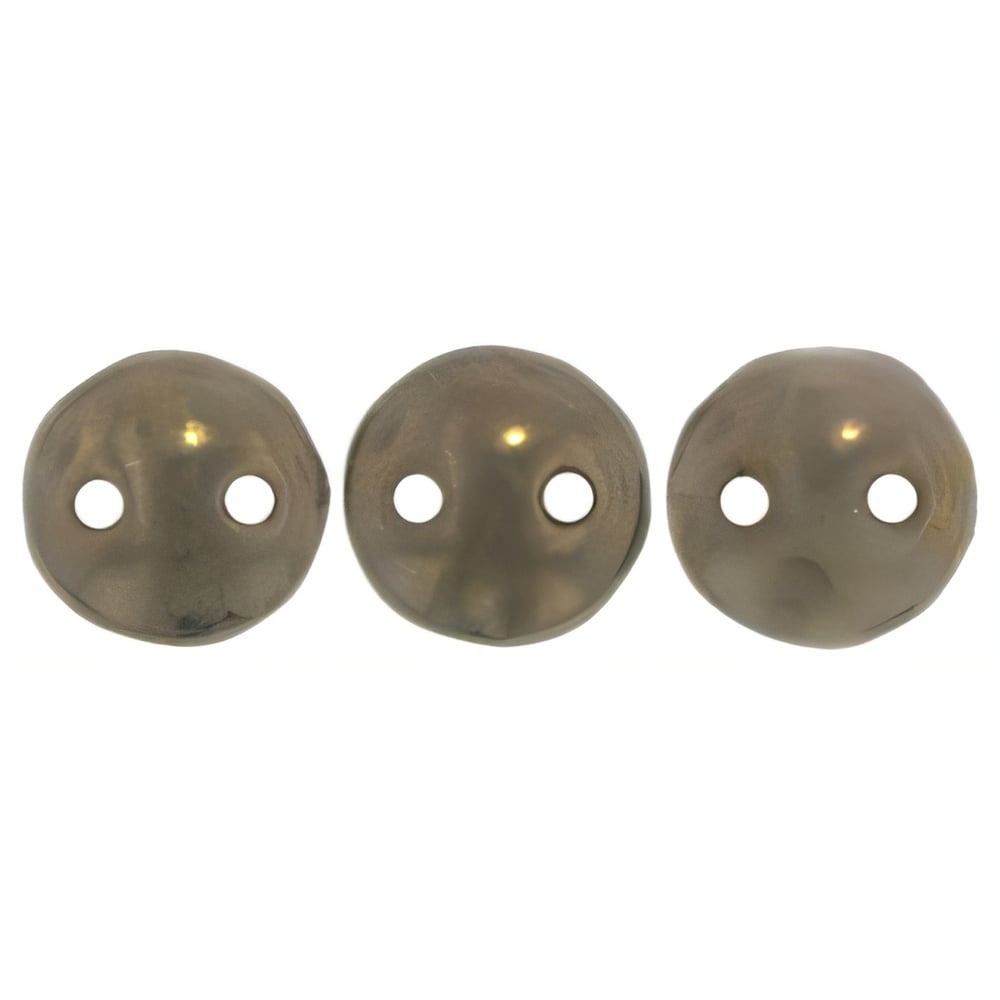 Czech CzechMates Lentil 6mm Ashen Gray - Moon Dust (50pcs)