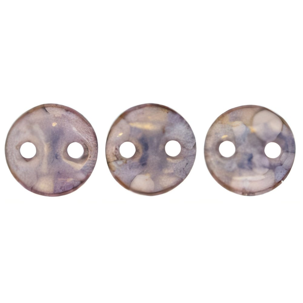 Czech CzechMates Lentil 6mm Rosaline - Moon Dust (50pcs)