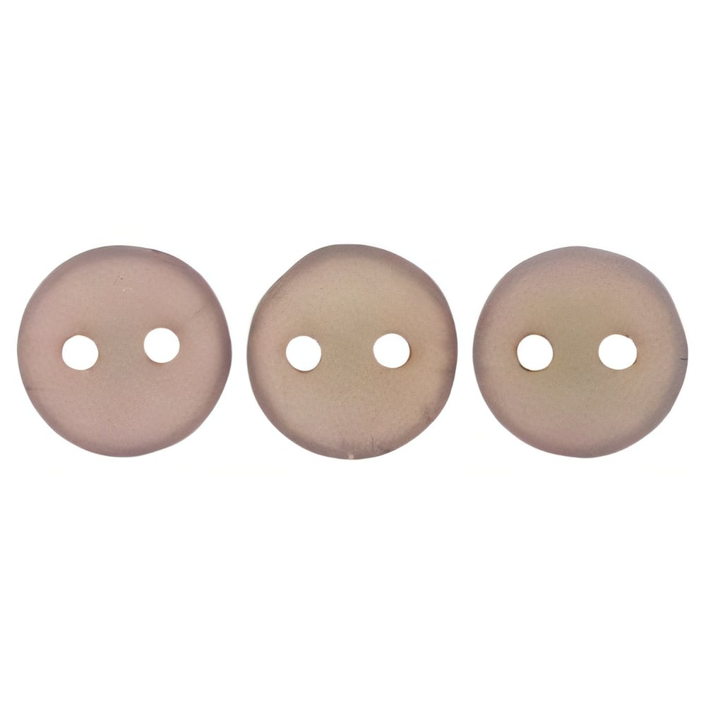 Czech CzechMates Lentil 6mm Matte - Rosaline Luster - Milky Peridot (50pcs)